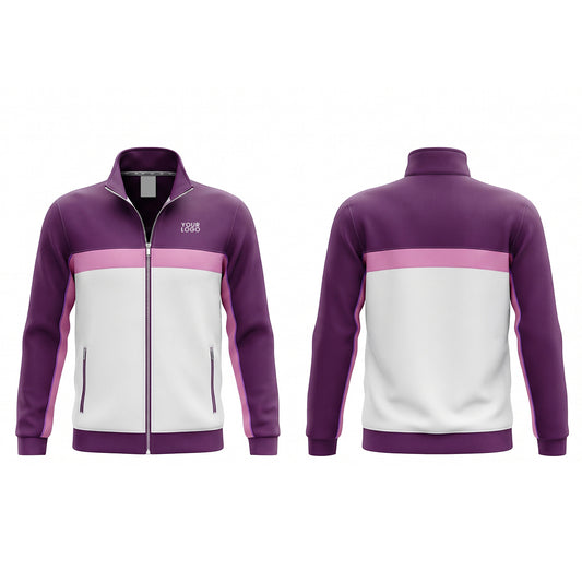Custom Zip-Up Jacket - Three-Tone Raglan - Personalized