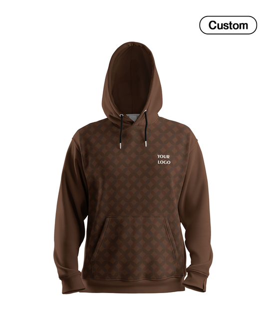 Custom Hoodie – Abstract Print Design – Personalized Apparel