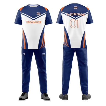 Custom Cricket Uniform - Panel Accent Design - Personalized Uniform