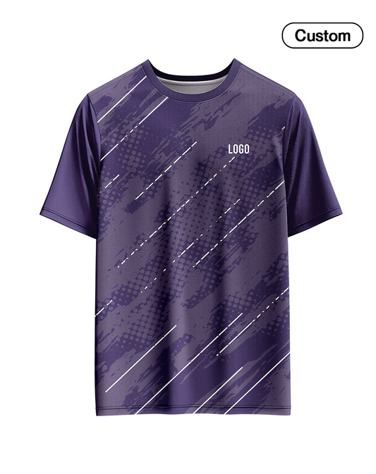 Custom Soccer T-Shirt – Abstract Pattern – Personalized Shirt