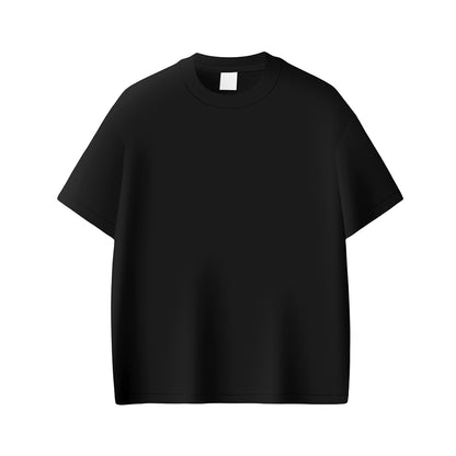 Custom Women Drop Shoulder Tee Solid Color Personalized Top