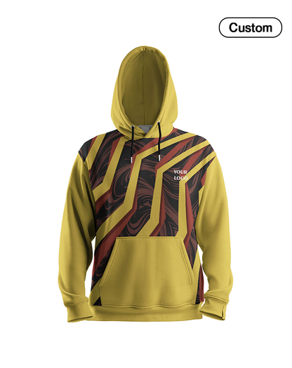 Custom Hoodie - Abstract Pattern Design - Personalized Gear