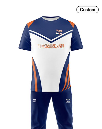 Custom Cricket Uniform - Panel Accent Design - Personalized Uniform