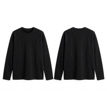 Custom Women Full Sleeves Raglan - Solid Color Personalized Tee