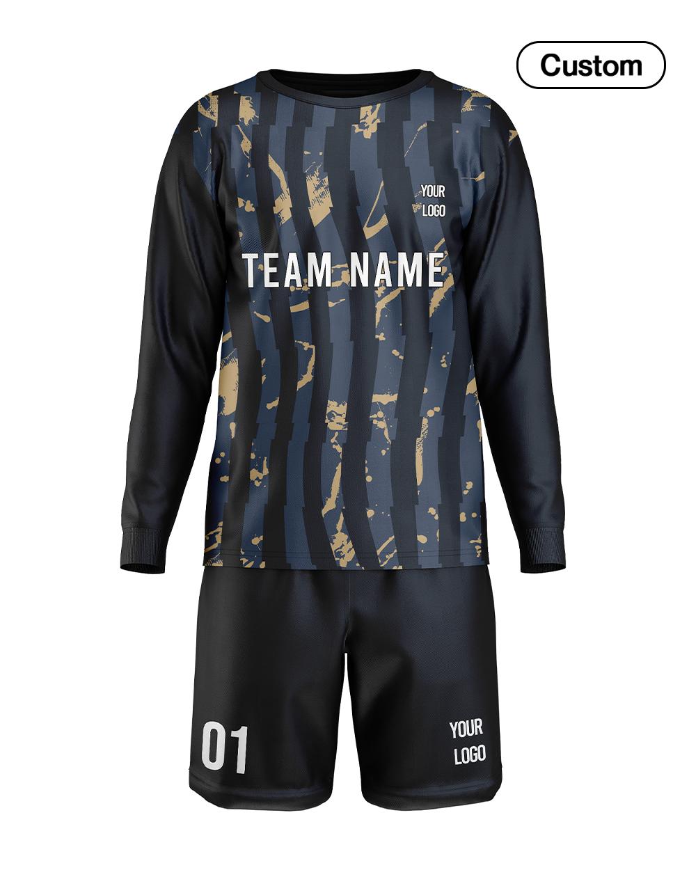 Customizable Soccer Goalkeeper Uniform