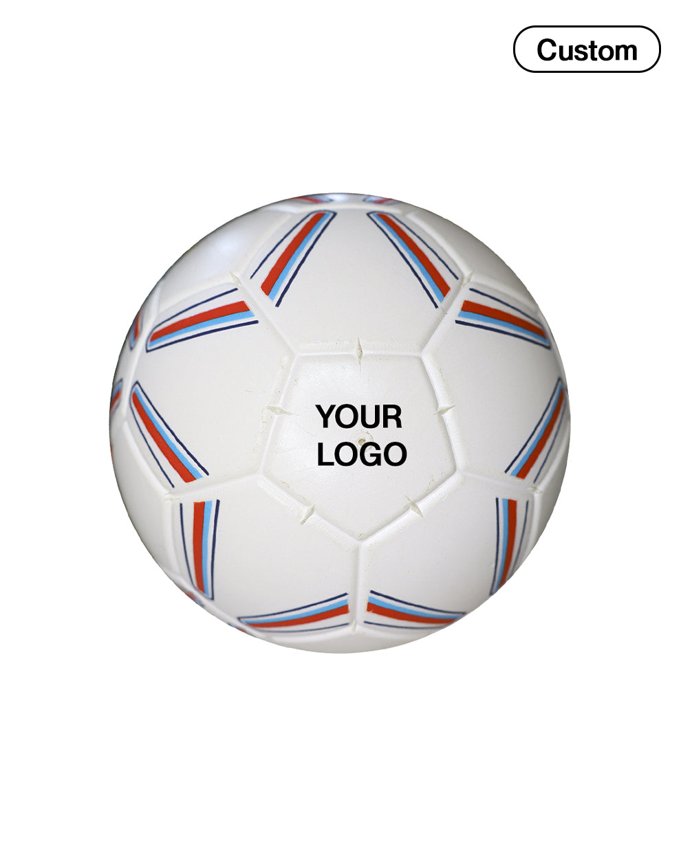 Custom Mini Soccer Ball - Stripe Pattern - Personalized