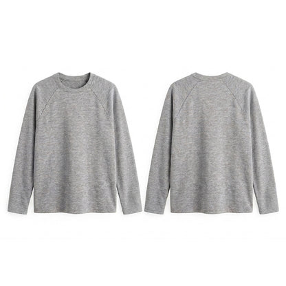 Custom Women Full Sleeves Raglan - Solid Color Personalized Tee