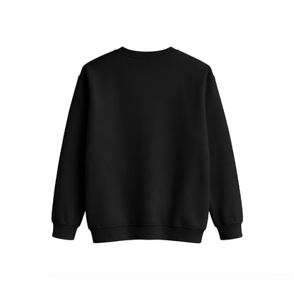 Custom Men Sweatshirt - Solid Color - Personalized Crewneck