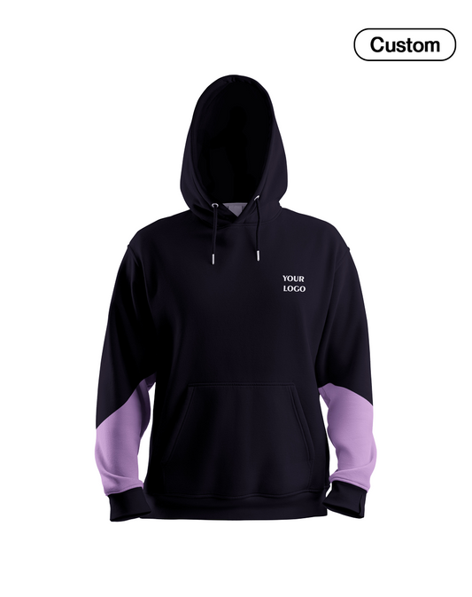 Custom Hoodie - Sleeve Patch Design - Personalized Sweatshirt