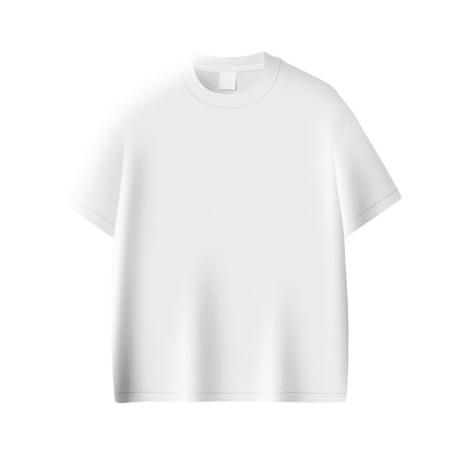 Custom Women Drop Shoulder Tee Solid Color Personalized Top