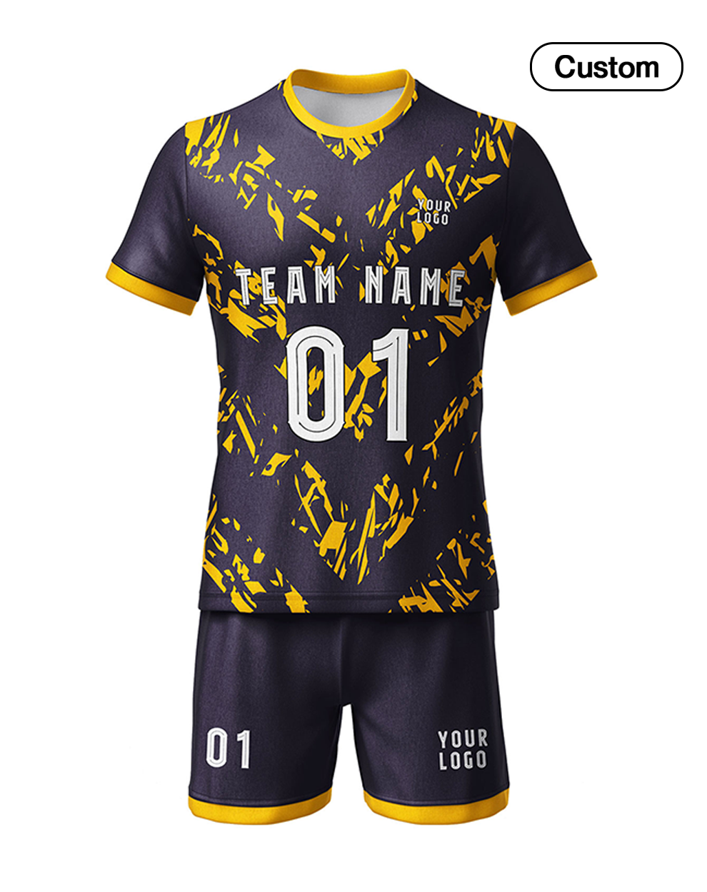 Custom Soccer Uniform - Tyre Design - Personalized Team Uniform