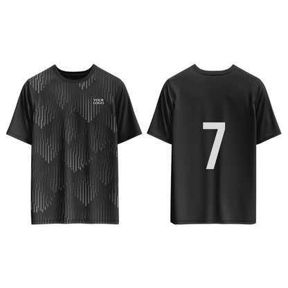 Custom Soccer T-Shirt – Geometric Design – Personalized Gear