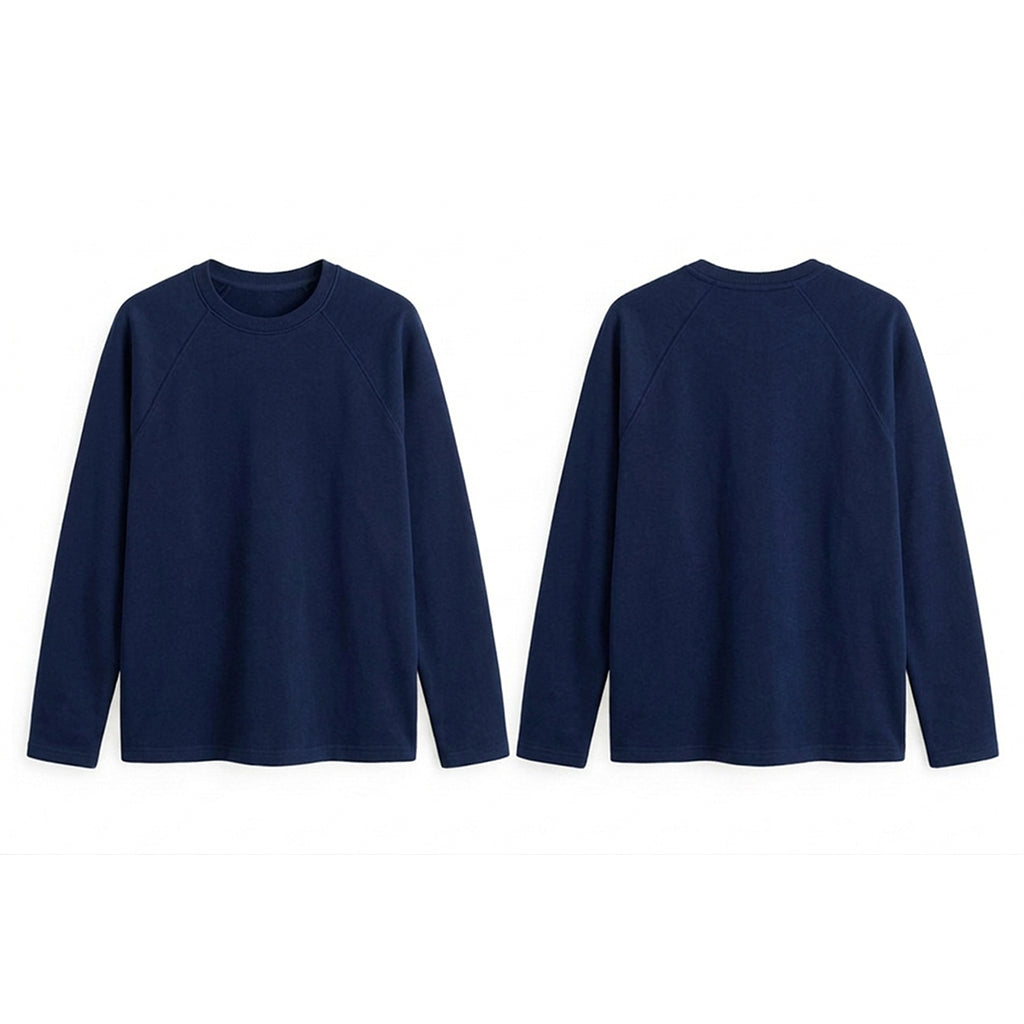 Custom Women Full Sleeves Raglan - Solid Color Personalized Tee