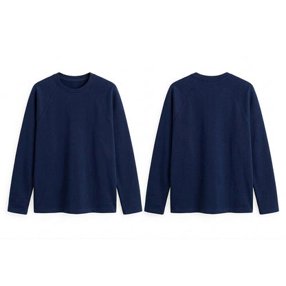 Custom Women Full Sleeves Raglan - Solid Color Personalized Tee