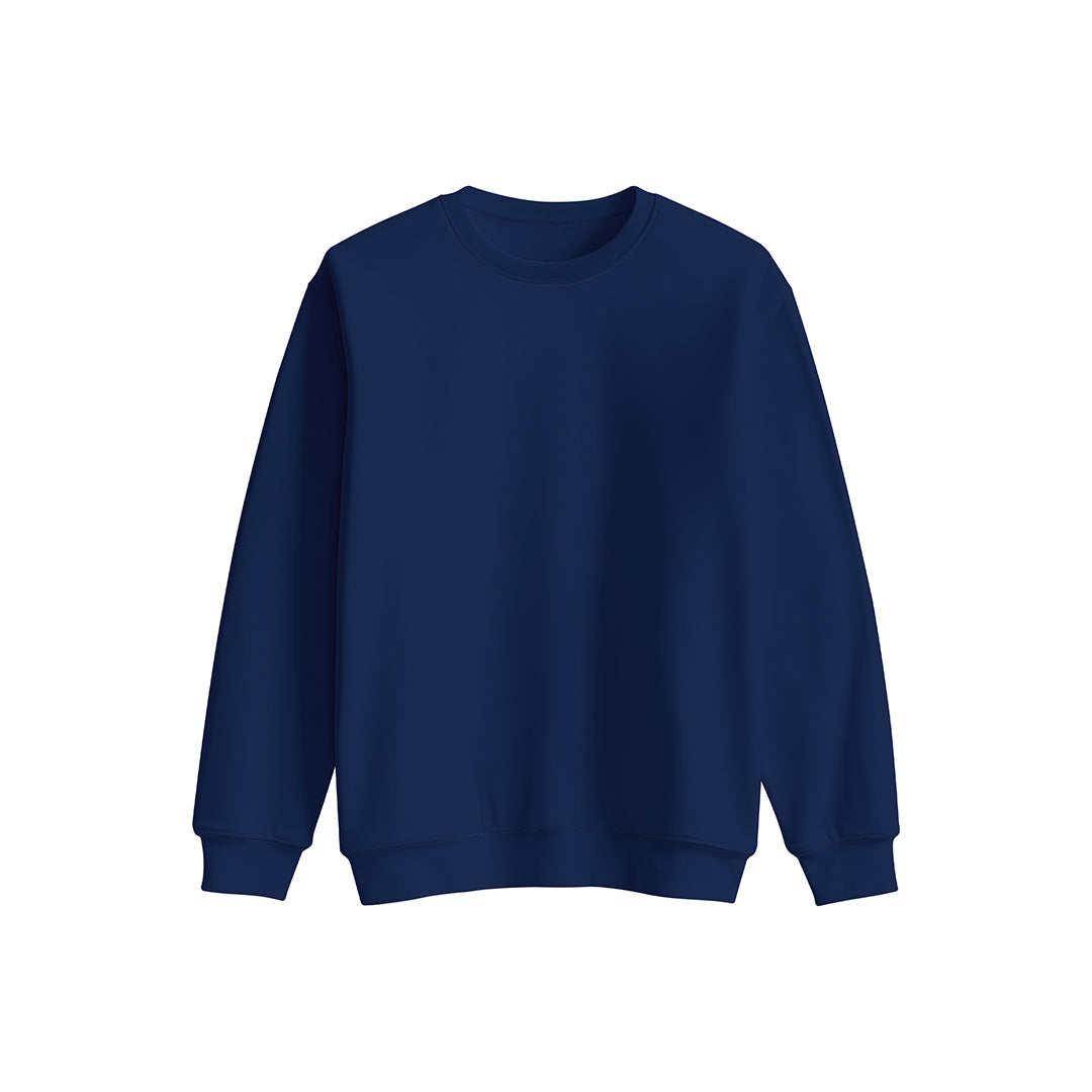 Custom Girls Sweatshirt - Solid Color - Personalized Crewneck