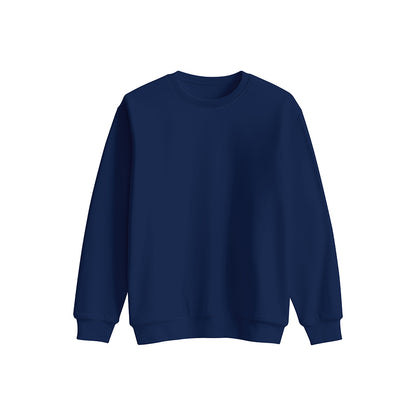 Custom Boys Sweatshirt - Solid Design Personalized Crewneck