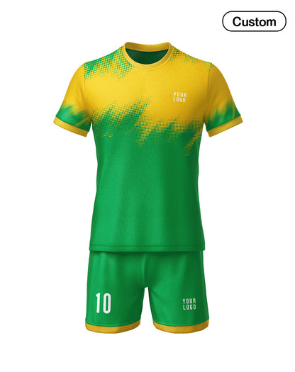 Custom Soccer Uniform – Abstract Design – Personalized Uniform