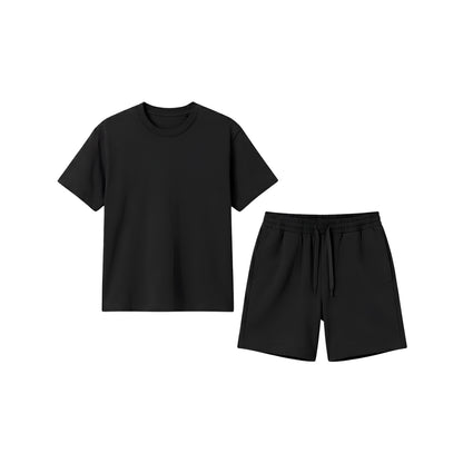 Custom Boys Shorts & Tee Set - Solid Design Personalized Kit