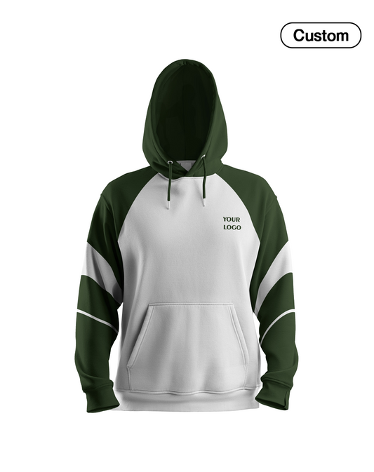 Custom Hoodie - Contrast Panel Sleeves - Personalized Gear