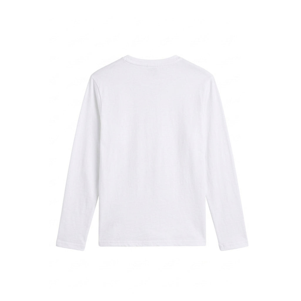 Custom Men Full Sleeves Henley - Solid Color Personalized Top