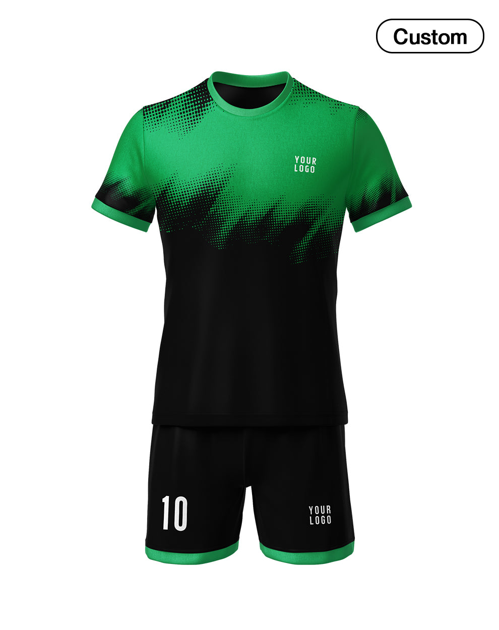 Custom Soccer Uniform – Abstract Design – Personalized Uniform