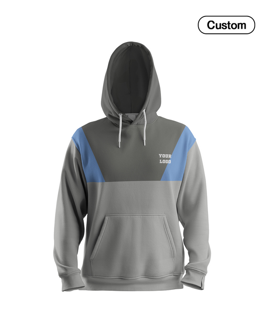 Custom Hoodie - Contrast Panel Design - Personalized Apperal