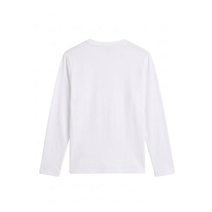 Custom Women Full Sleeves Henley - Solid Color Personalized Tee