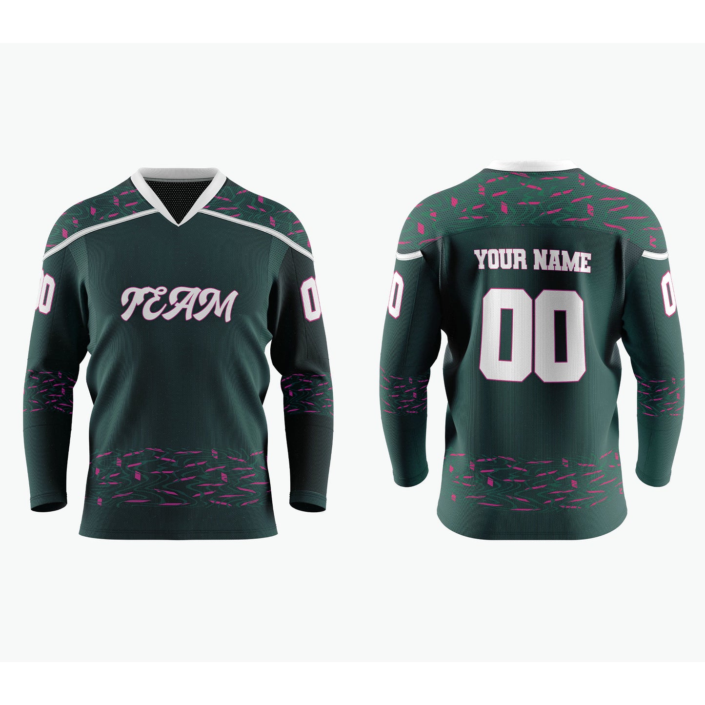 Custom Ice Hockey Jersey - Accent Design - Personalized Top