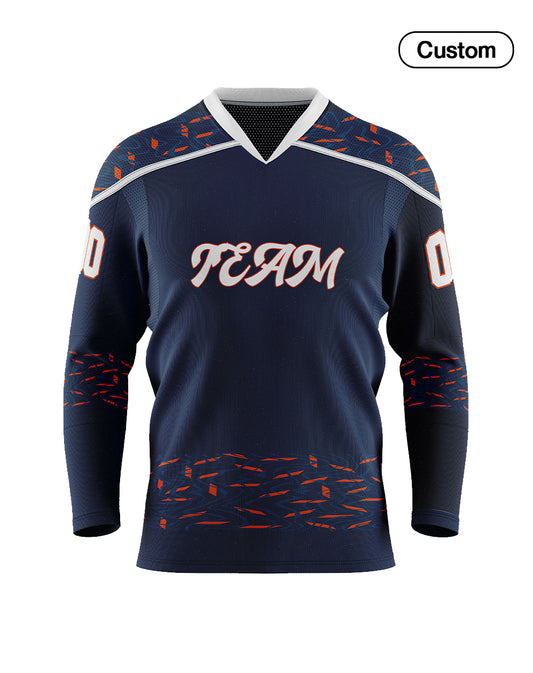 Custom Ice Hockey Jersey - Accent Design - Personalized Top