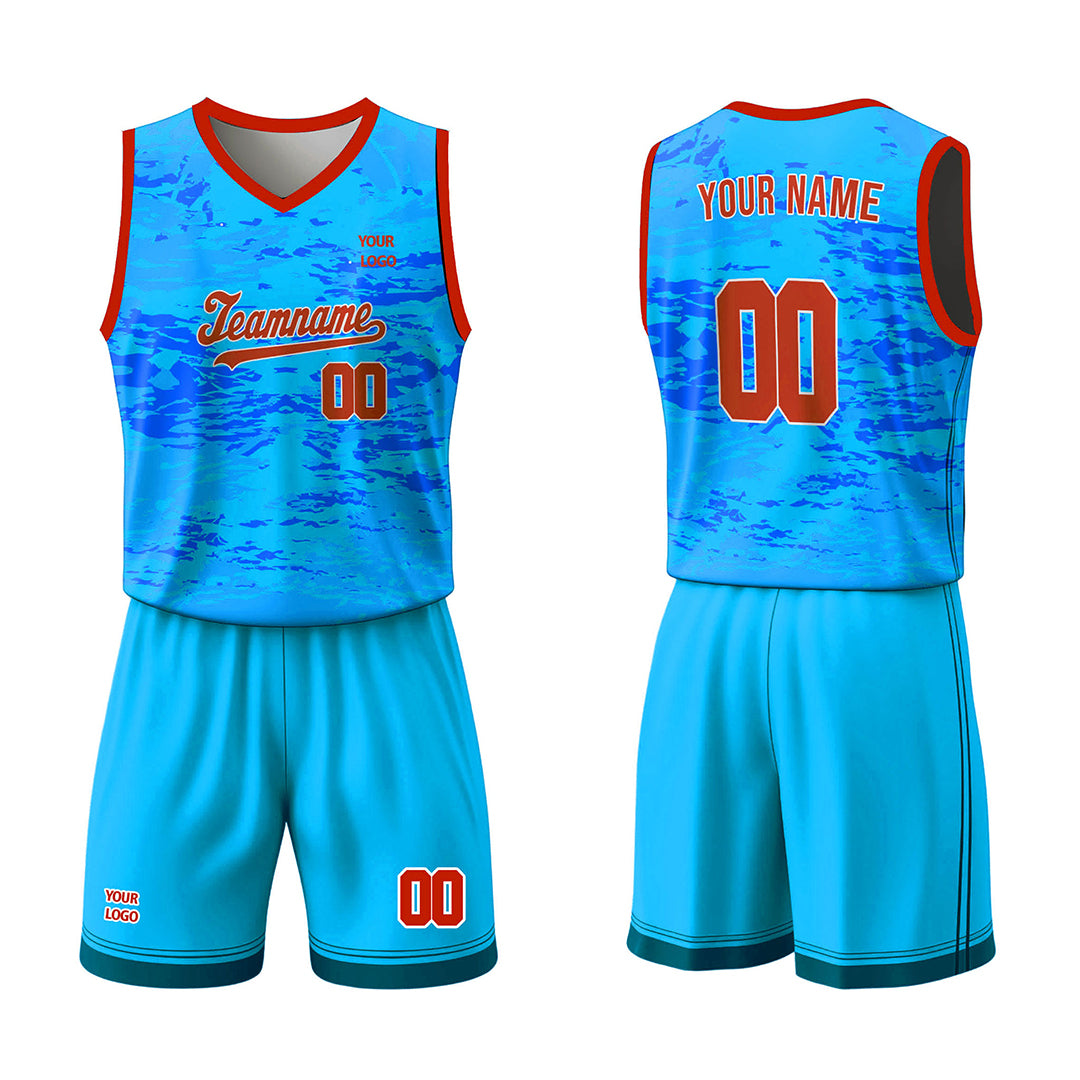 Custom Basketball Uniform - Abstract Grunge - Personalized Gamewear