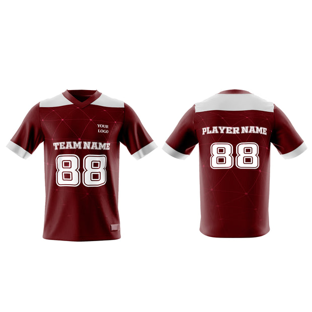 American Football Jerseys – Geometric Custom Logos & Team Colors