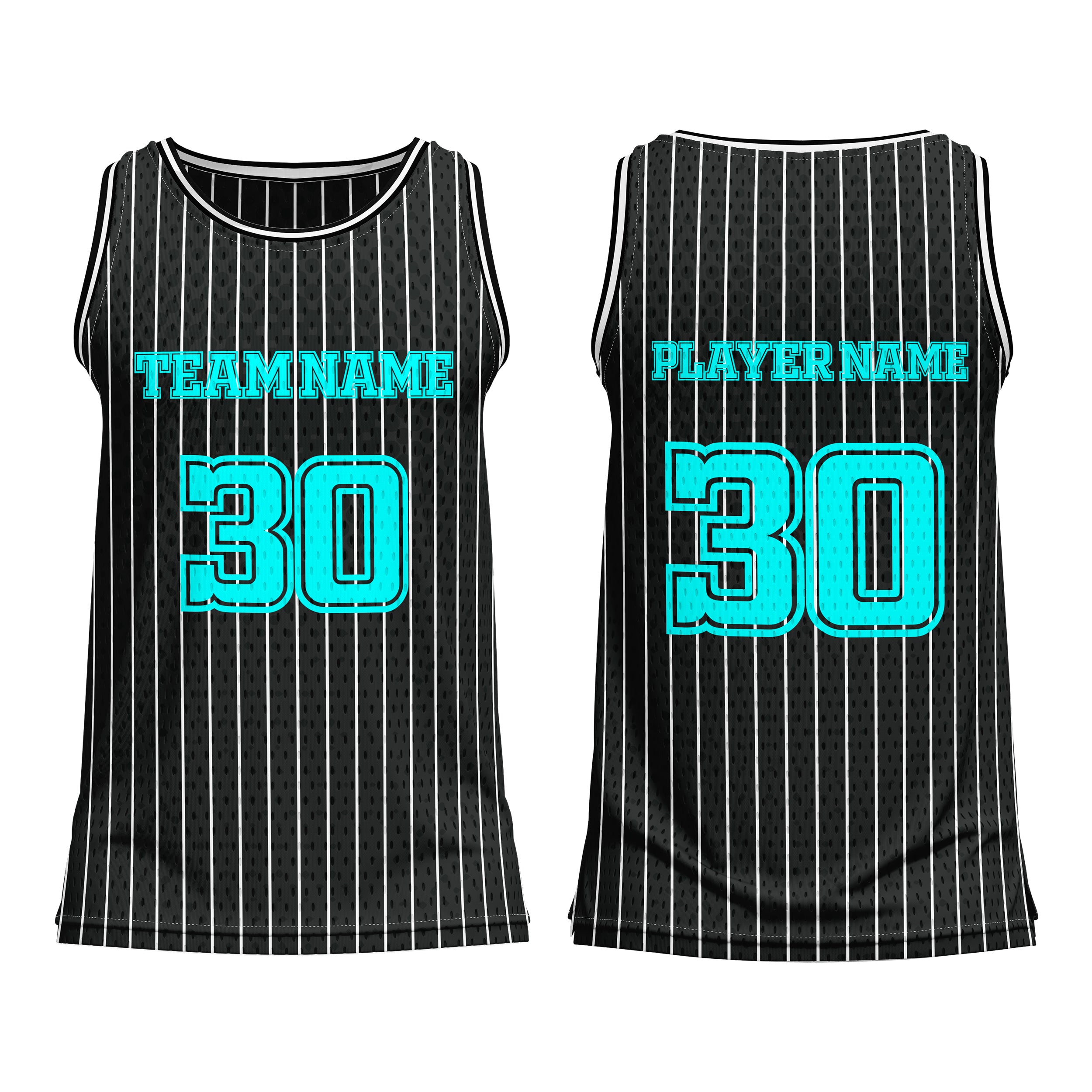 Basketball Jerseys – Striped Custom Logos & Team Colors