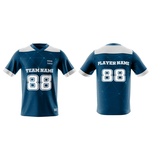 American Football Jerseys – Geometric Custom Logos & Team Colors