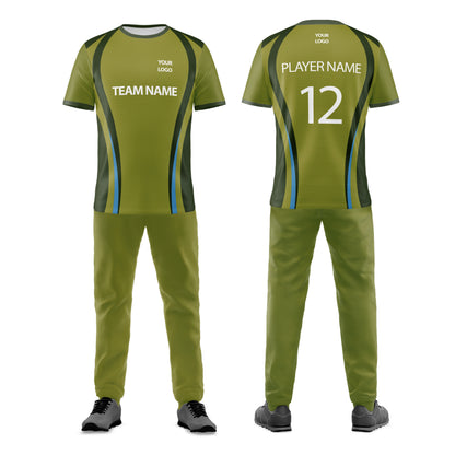 Custom Cricket Uniform - Abstract Accent - Personalized Cricket Kit