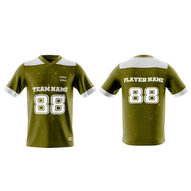 American Football Jerseys – Geometric Custom Logos & Team Colors