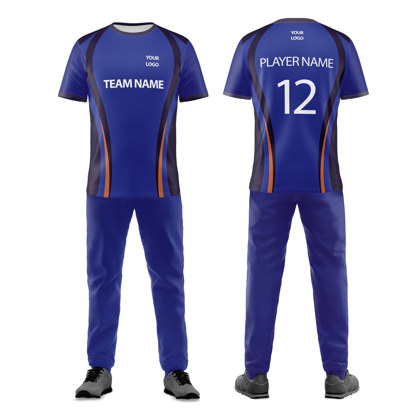 Custom Cricket Uniform - Abstract Accent - Personalized Cricket Kit