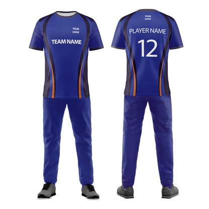 Custom Cricket Uniform - Abstract Accent - Personalized Cricket Kit