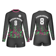 Volleyball Uniforms - Pattern Design Custom Logos & Team Colors