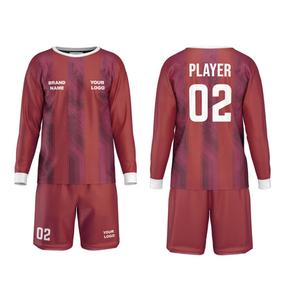 Custom Soccer Goalkeeper Uniform -Two-Tone Stripe - Personalized Kit