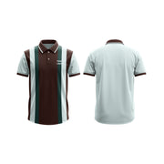 Polo Shirt – Striped Custom Logos & Team Colors