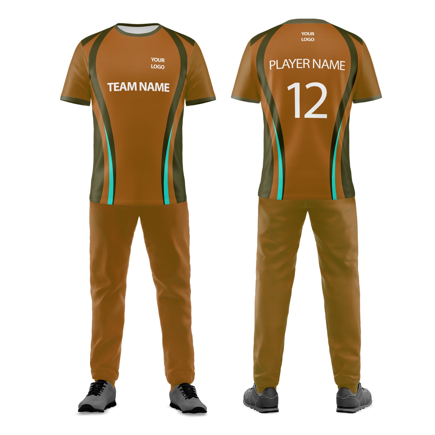 Custom Cricket Uniform - Abstract Accent - Personalized Cricket Kit