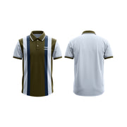 Polo Shirt – Striped Custom Logos & Team Colors