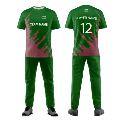 Custom Cricket Uniform - Splatter Design - Personalized Cricket Kit