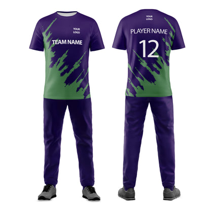 Custom Cricket Uniform - Splatter Design - Personalized Cricket Kit
