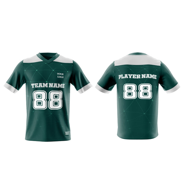 American Football Jerseys – Geometric Custom Logos & Team Colors