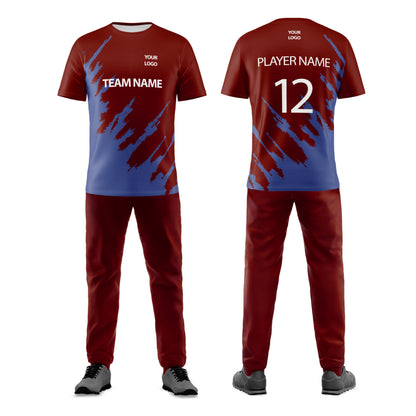 Custom Cricket Uniform - Splatter Design - Personalized Cricket Kit