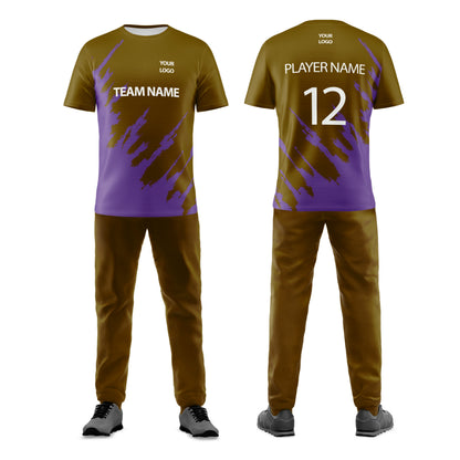 Custom Cricket Uniform - Splatter Design - Personalized Cricket Kit