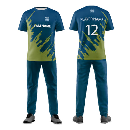 Custom Cricket Uniform - Splatter Design - Personalized Cricket Kit