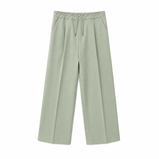 Custom Girls Wide Trouser - Solid Design Personalized Bottoms