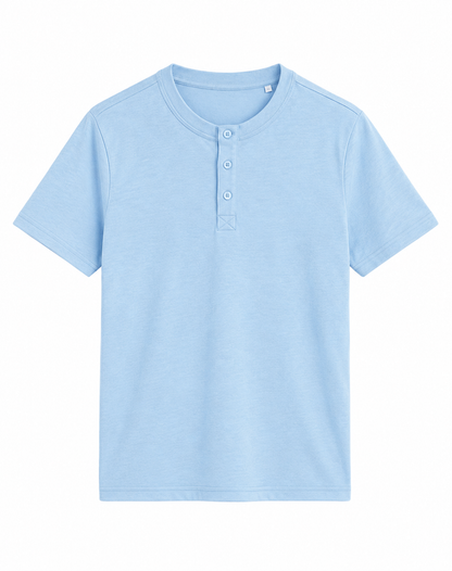 Custom Women Henley Half Sleeve - Solid Color - Personalized Tee